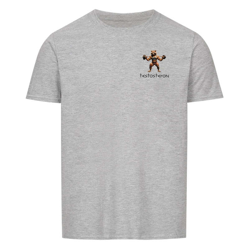 TESTOSTERON - Regular Shirt - Frontprint klein