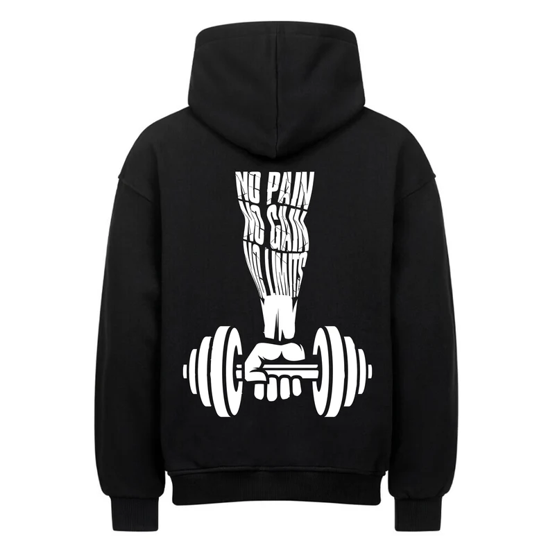 No Pain no Gain- Oversized Hoodie