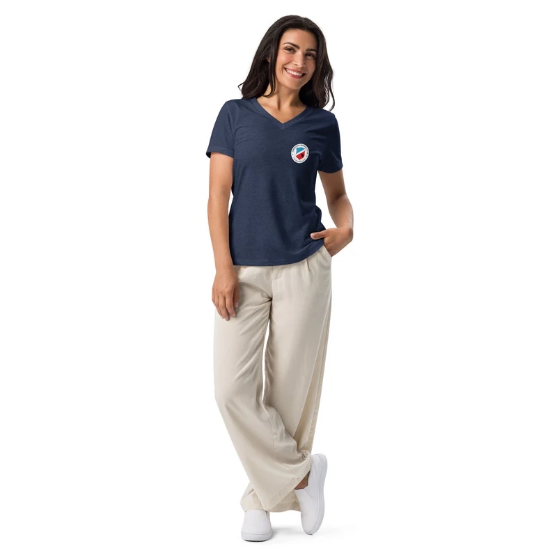 American German Club - Women’s Relaxed V-Neck T-Shirt