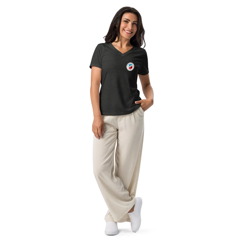 American German Club - Women’s Relaxed V-Neck T-Shirt