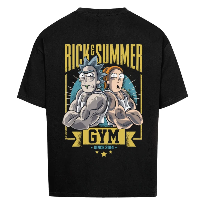 RICKS GYM - OVERSIZED SHIRT BACKPRINT