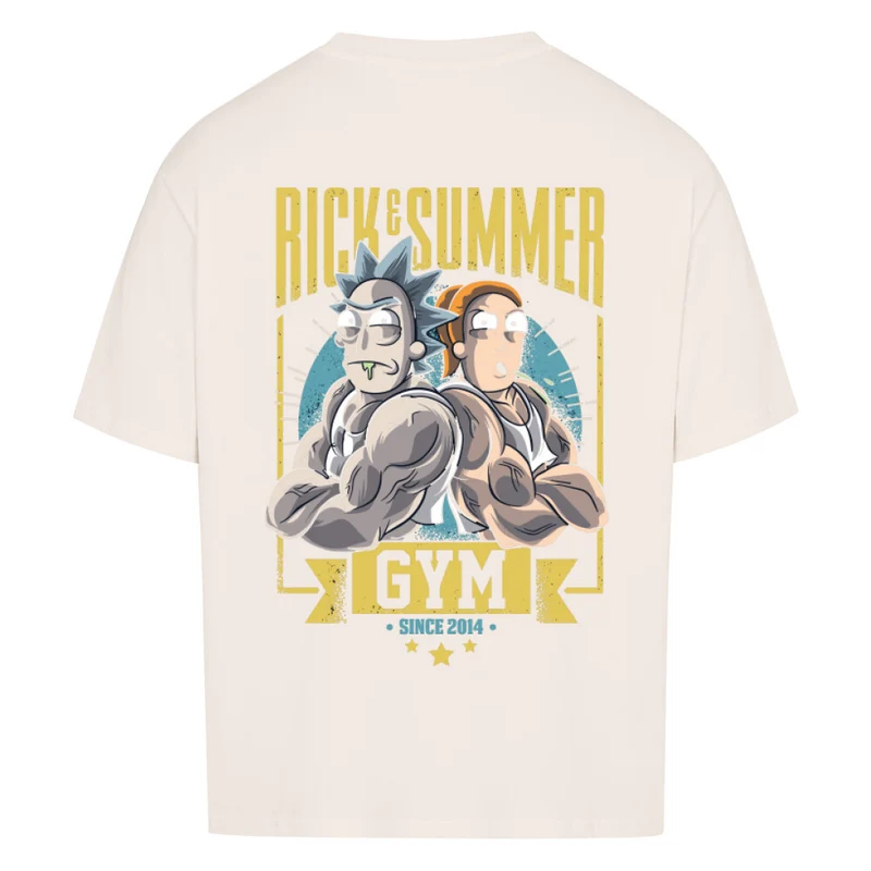 RICKS GYM - OVERSIZED SHIRT BACKPRINT