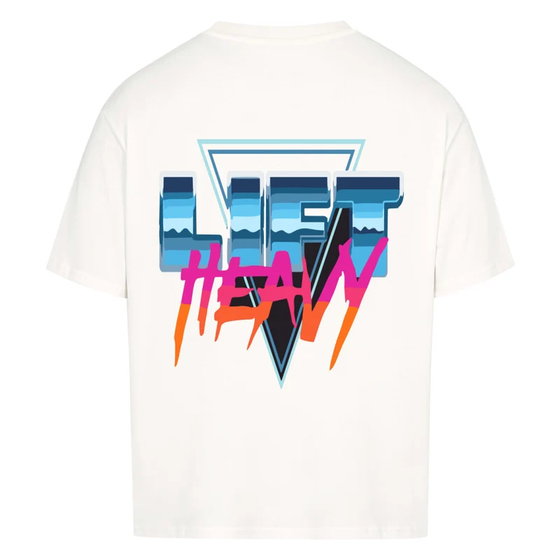 LIFT HEAVY - OVERSIZED SHIRT BACKPRINT