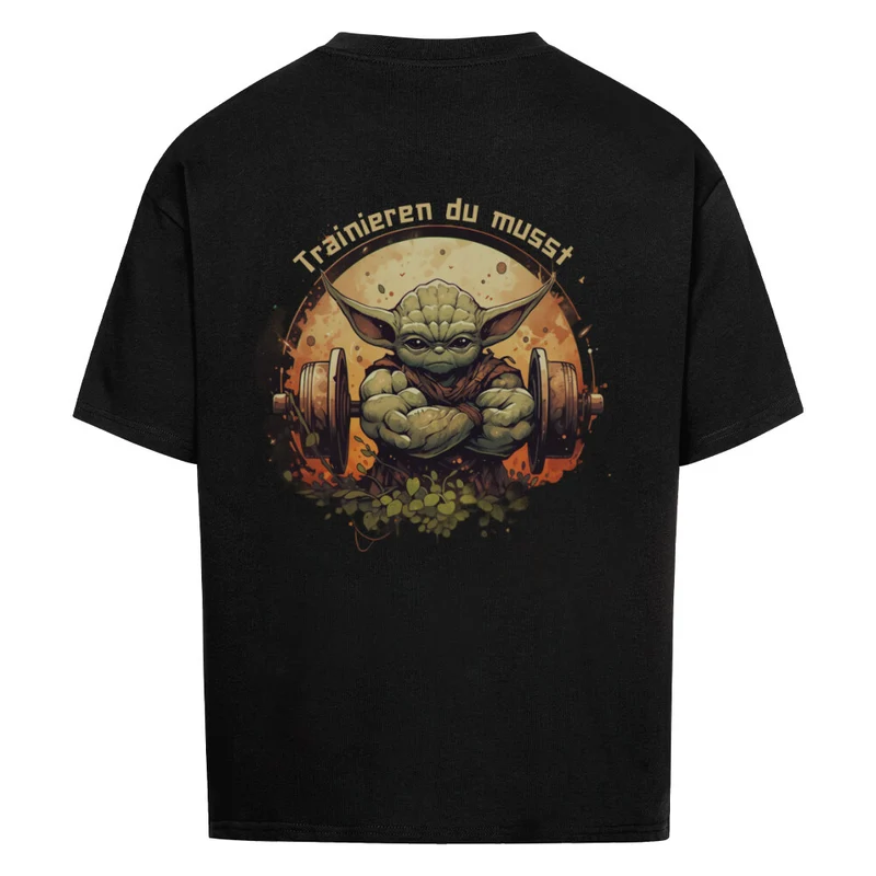 TRAINIEREN DU MUSST - OVERSIZED SHIRT (BACKPRINT)