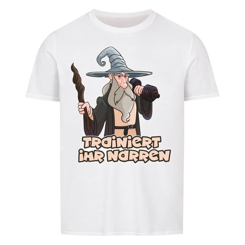 TRAINIERT IHR NARREN - Regular Shirt - Frontprint