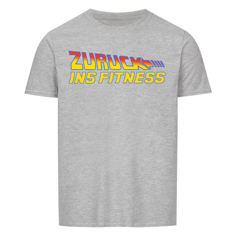 ZURÜCK INS FITNESS - Regular Shirt - Frontprint