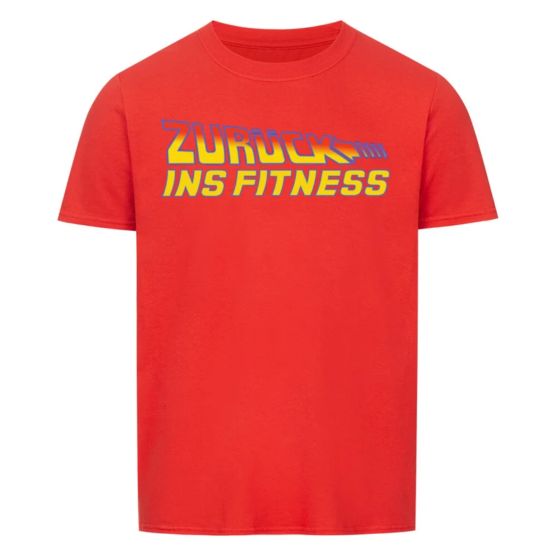 ZURÜCK INS FITNESS - Regular Shirt - Frontprint