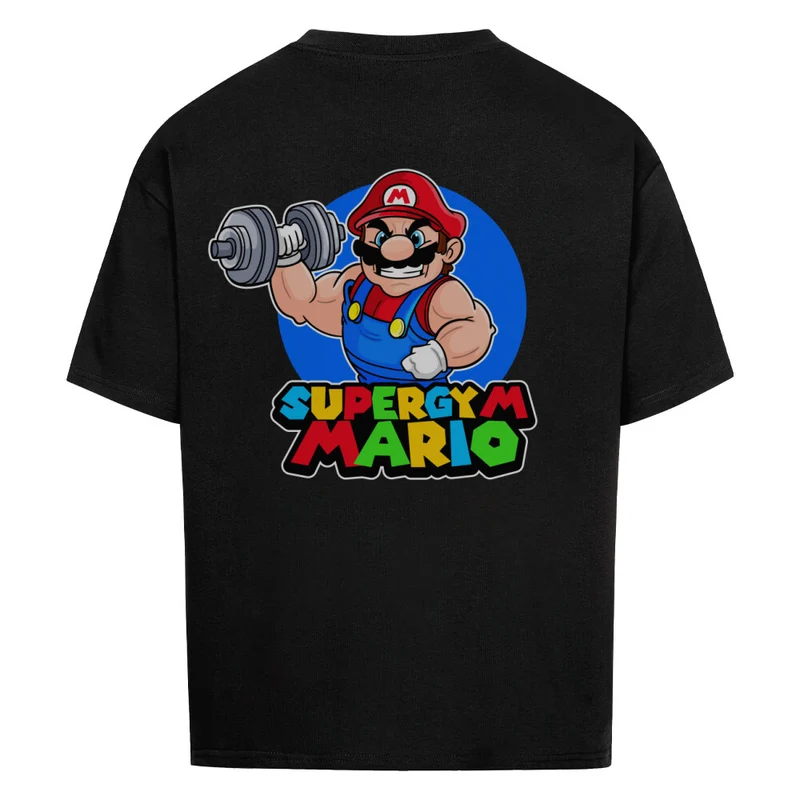 SUPERGYM MARIO - OVERSIZED SHIRT BACKPRINT