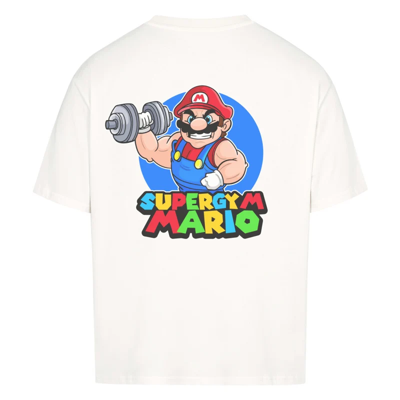 SUPERGYM MARIO - OVERSIZED SHIRT BACKPRINT