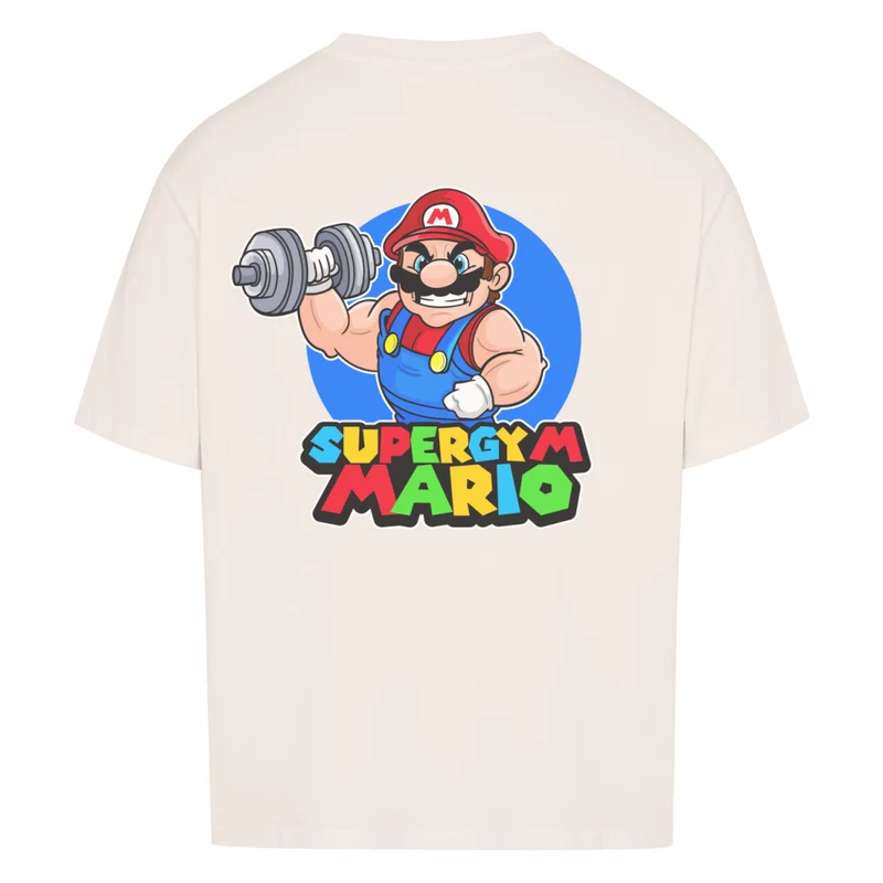 SUPERGYM MARIO - OVERSIZED SHIRT BACKPRINT