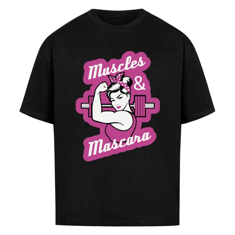 MUSCLES & MASCARA - OVERSIZED SHIRT