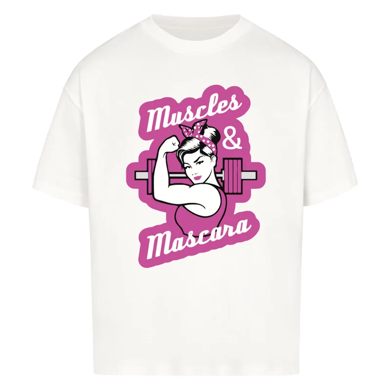 MUSCLES & MASCARA - OVERSIZED SHIRT