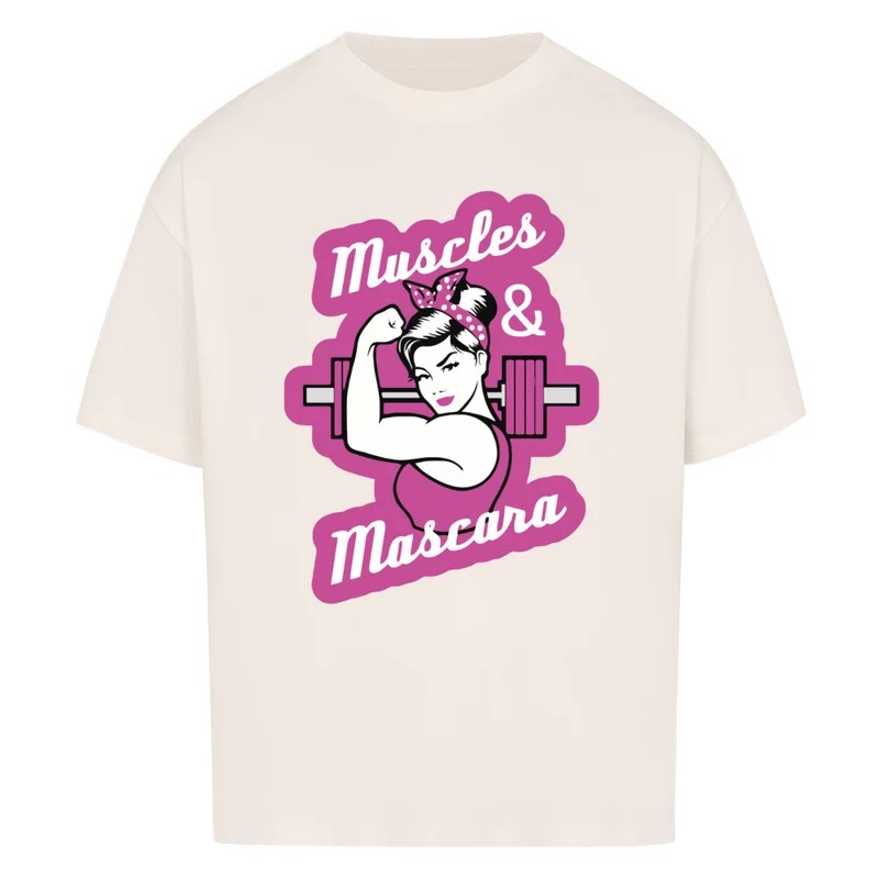 MUSCLES & MASCARA - OVERSIZED SHIRT