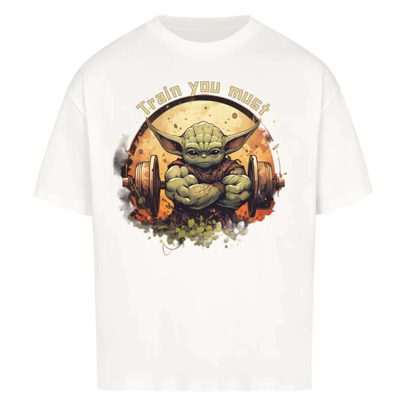 TRAIN YOU MUST - OVERSIZED SHIRT FRONTPRINT