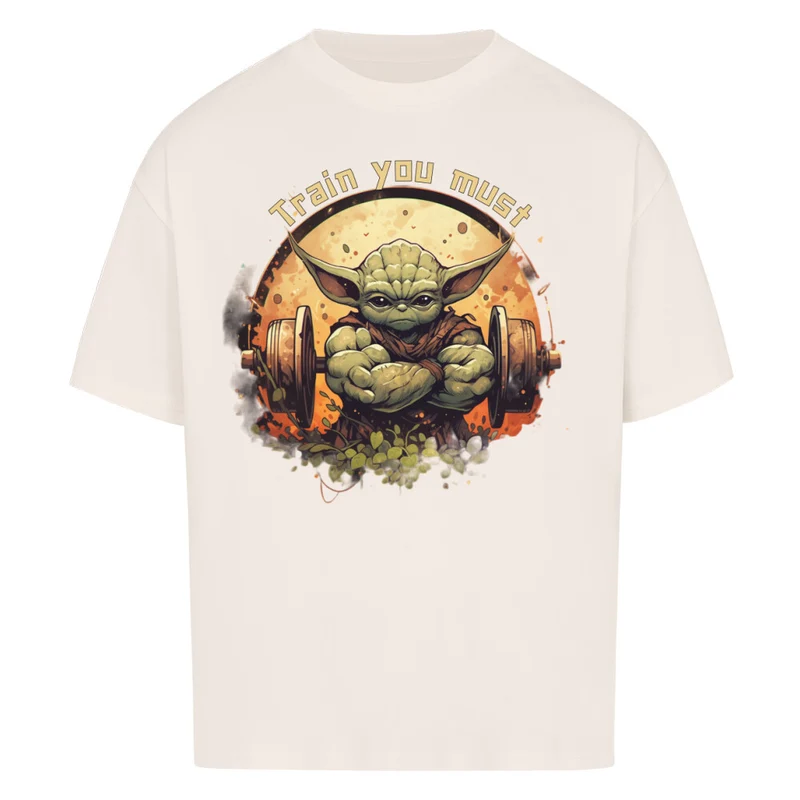 TRAIN YOU MUST - OVERSIZED SHIRT FRONTPRINT