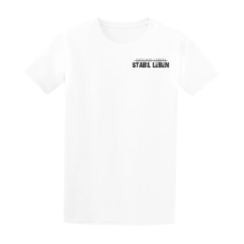 STABIL LEBEN - Regular Shirt - Frontprint klein