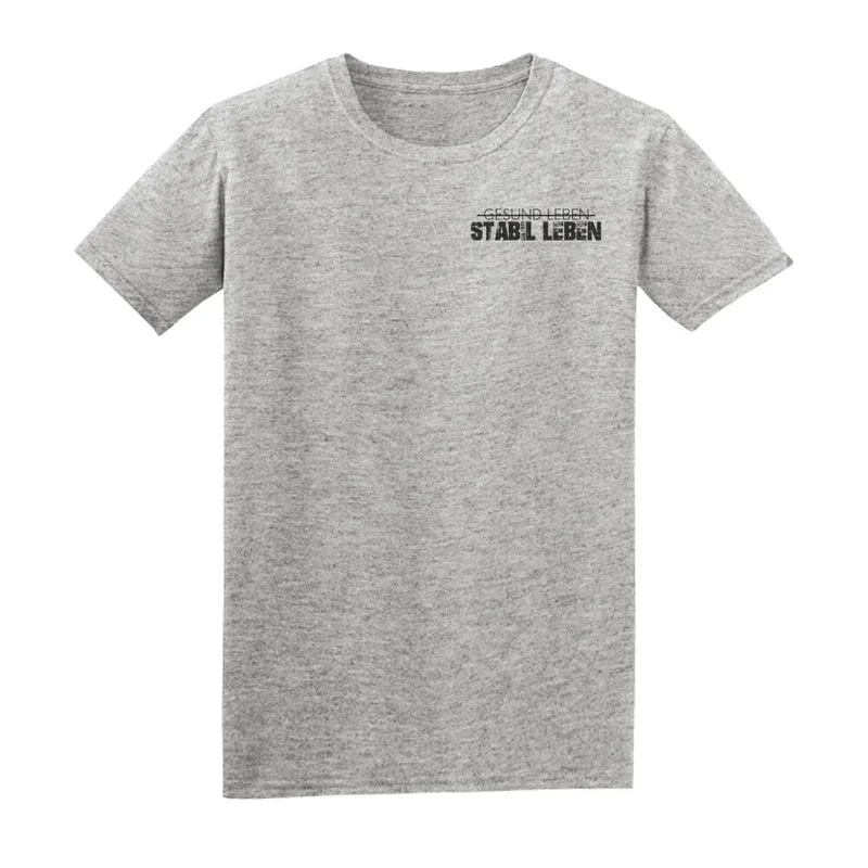 STABIL LEBEN - Regular Shirt - Frontprint klein