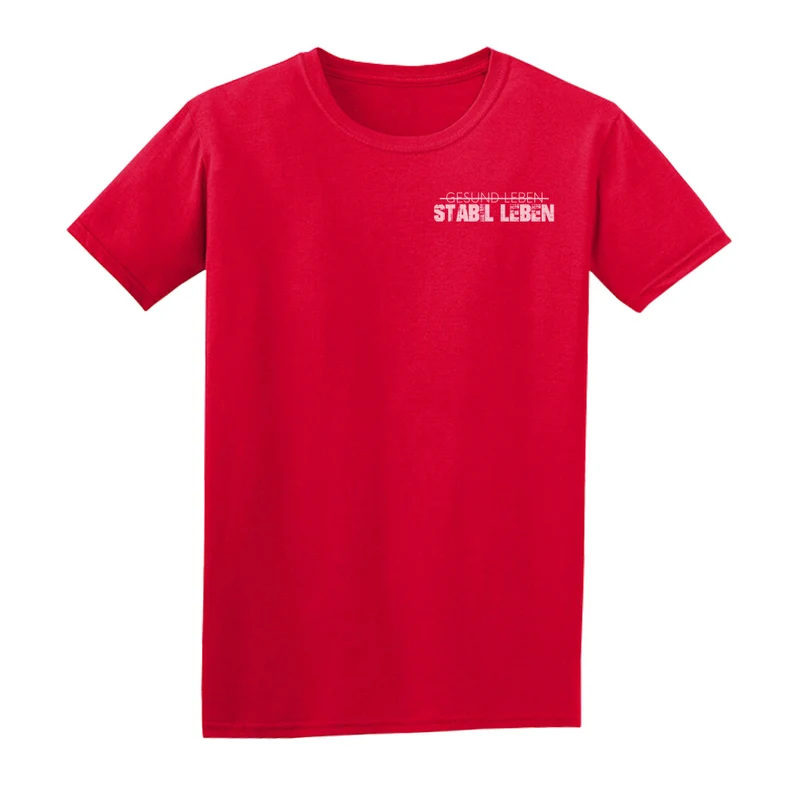 STABIL LEBEN - Regular Shirt - Frontprint klein