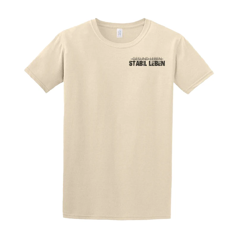 STABIL LEBEN - Regular Shirt - Frontprint klein