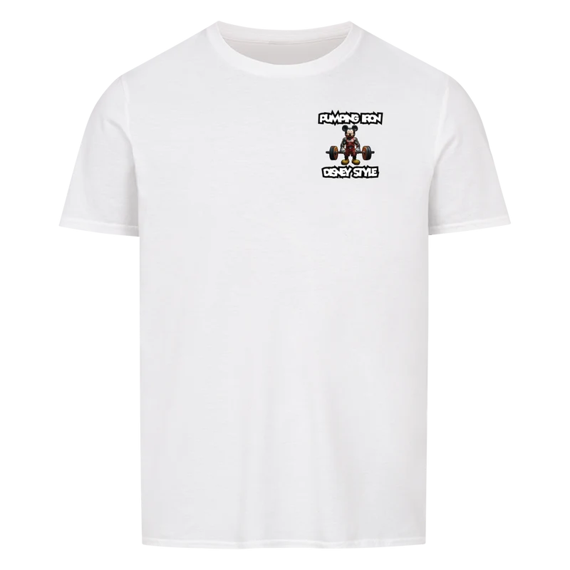 PUMPING IRON - Regular Shirt - Frontprint klein