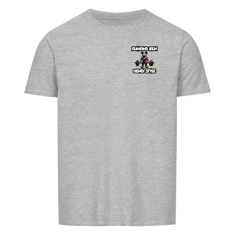 PUMPING IRON - Regular Shirt - Frontprint klein