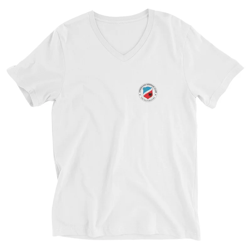 American German Club - Light Unisex V-Neck T-Shirt