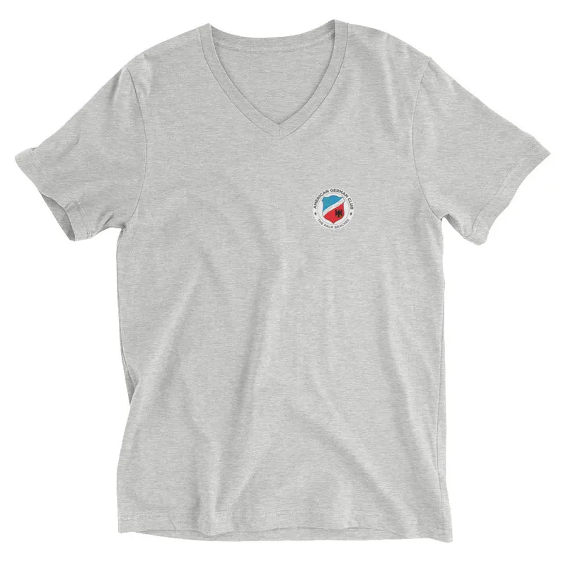 American German Club - Light Unisex V-Neck T-Shirt
