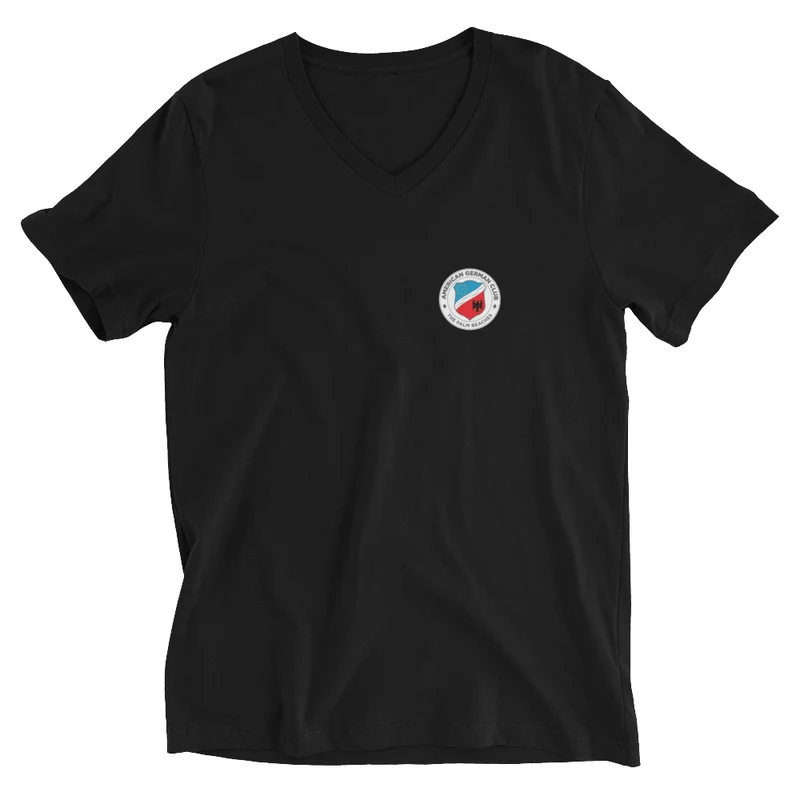 American German Club - Dark Unisex V-Neck T-Shirt