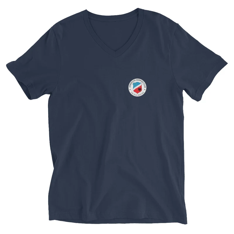 American German Club - Dark Unisex V-Neck T-Shirt