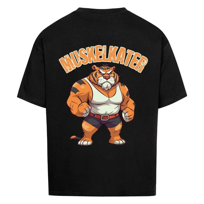 MUSKELKATER - OVERSIZED SHIRT BACKPRINT