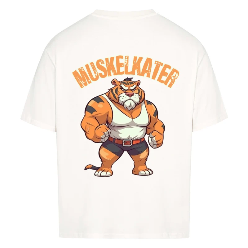 MUSKELKATER - OVERSIZED SHIRT BACKPRINT