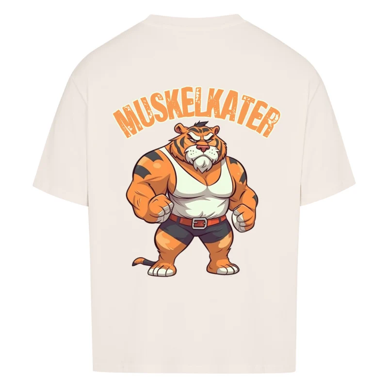 MUSKELKATER - OVERSIZED SHIRT BACKPRINT