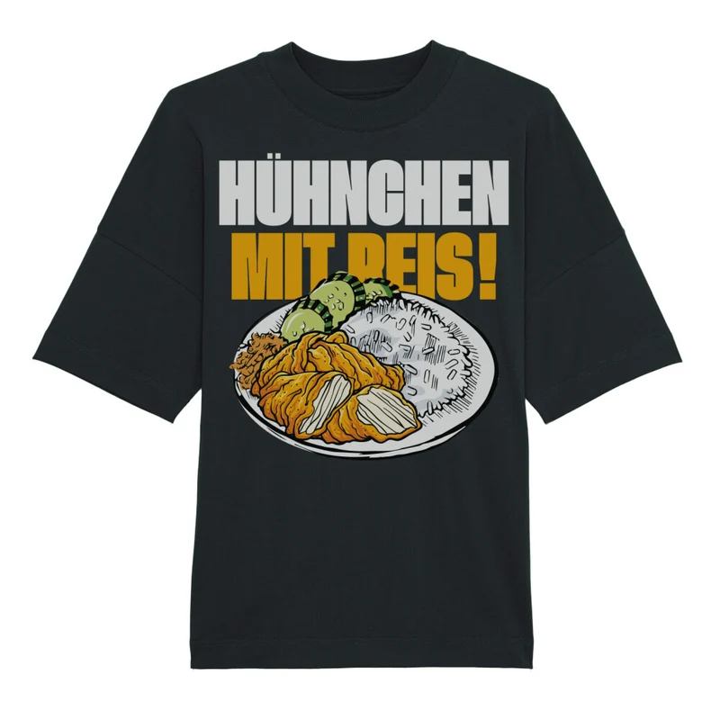 HÜHNCHEN MIT REIS - OVERSIZED SHIRT