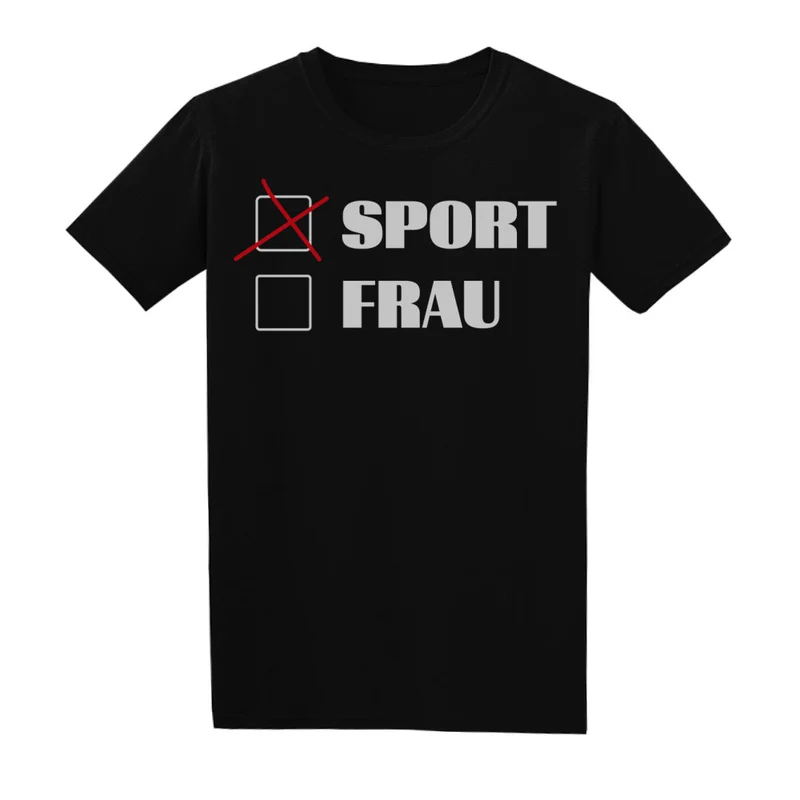 SPORT ODER FRAU - Regular Shirt - Frontprint