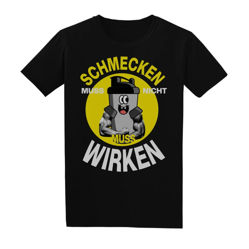 MUSS NICHT SCHMECKEN - Regular Shirt - Frontprint