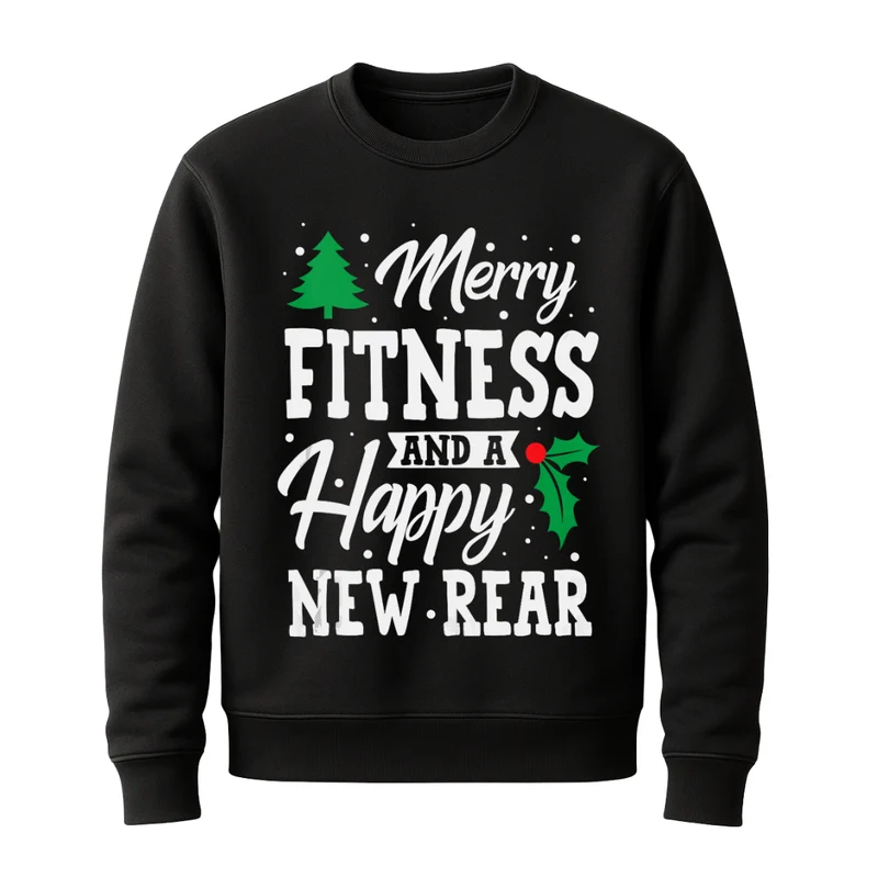 Lustiger Gym-Xmas Spruch - Sweatshirt