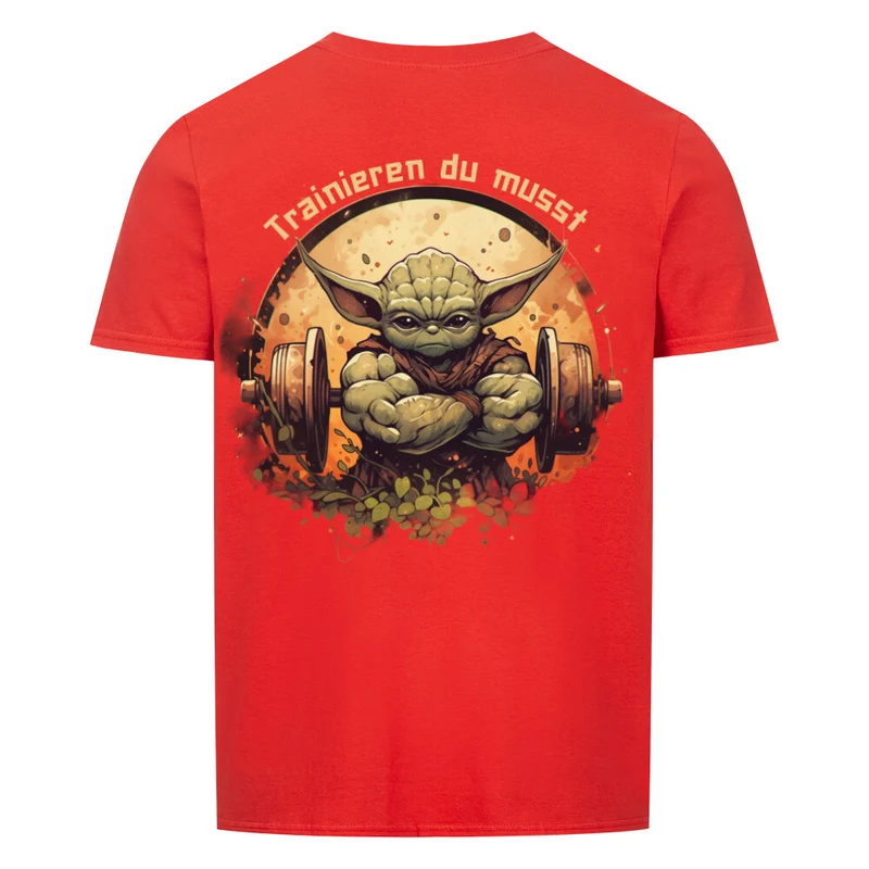 TRAINIEREN DU MUSST - BACKPRINT SHIRT