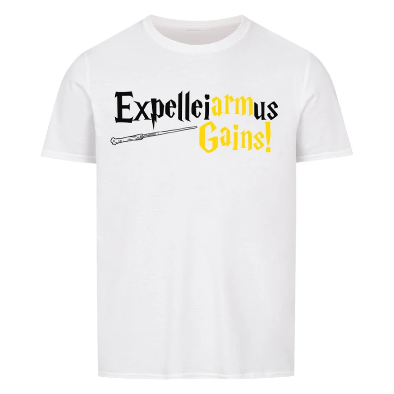 EXPELLEIARMUS GAINS - Regular Shirt - Frontprint