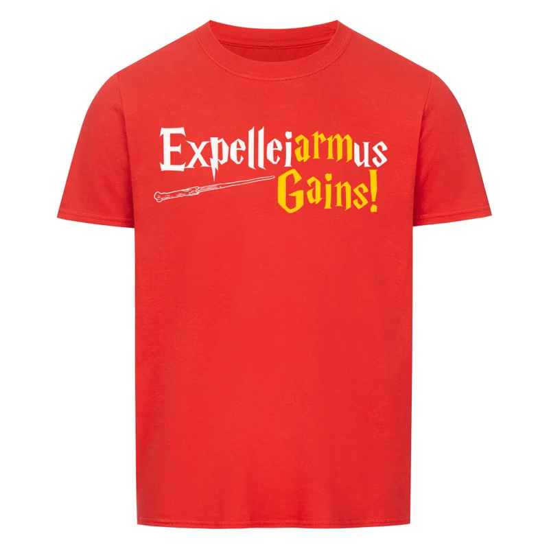 EXPELLEIARMUS GAINS - Regular Shirt - Frontprint