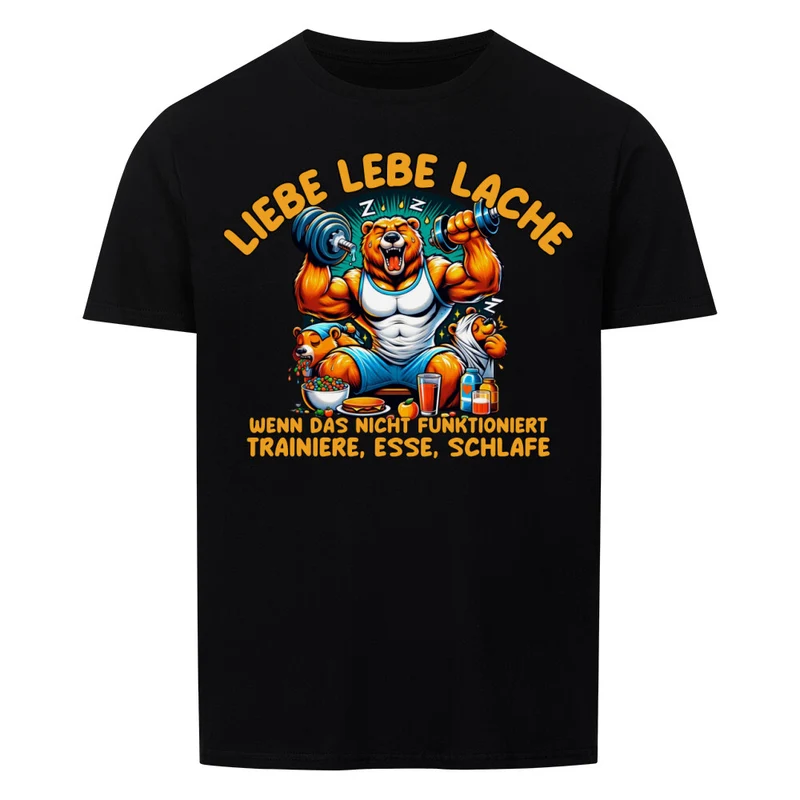 LIEBE LEBE LACHE - Regular Shirt - Frontprint