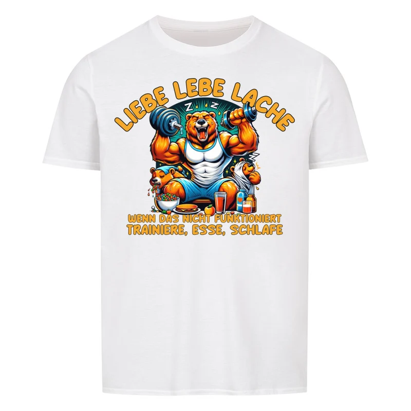 LIEBE LEBE LACHE - Regular Shirt - Frontprint