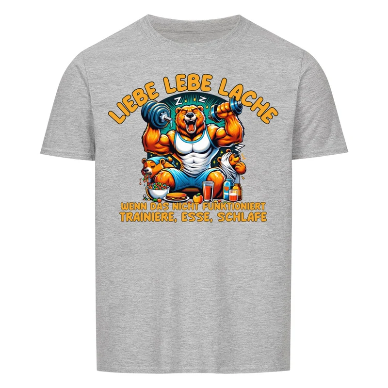 LIEBE LEBE LACHE - Regular Shirt - Frontprint