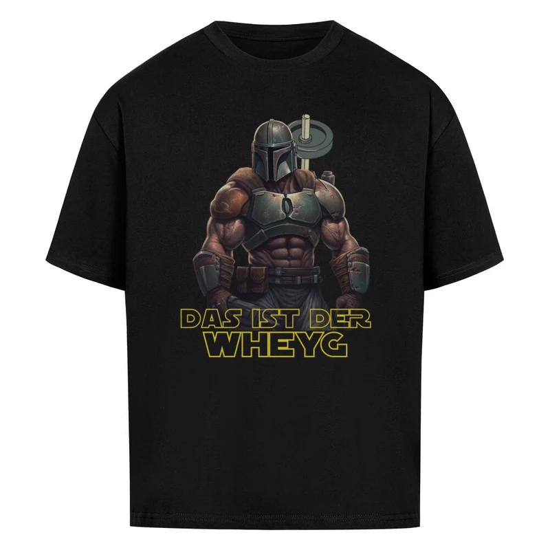 DAS IST DER WHEYG - OVERSIZED SHIRT FRONTPRINT