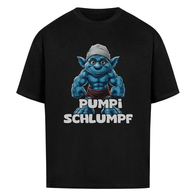 PUMPI SCHLUMPF - OVERSIZED SHIRT FRONTPRINT