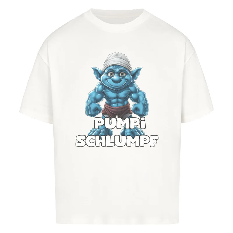 PUMPI SCHLUMPF - OVERSIZED SHIRT FRONTPRINT