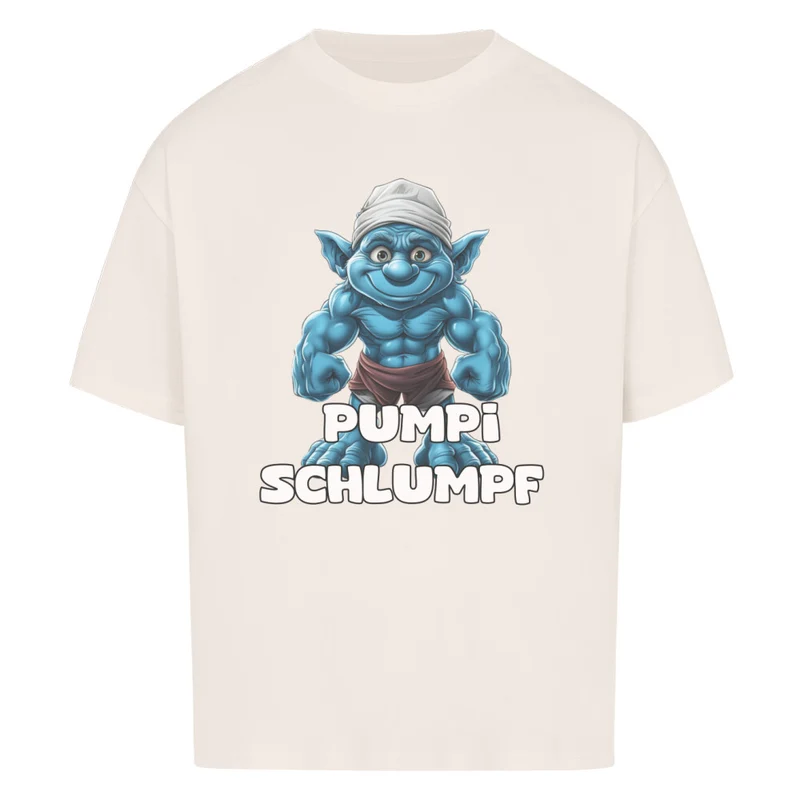 PUMPI SCHLUMPF - OVERSIZED SHIRT FRONTPRINT