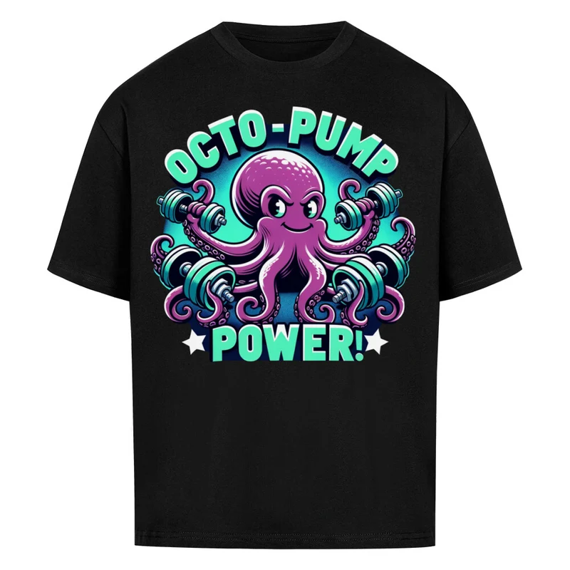 OCTO PUMP - OVERSIZED SHIRT FRONTPRINT
