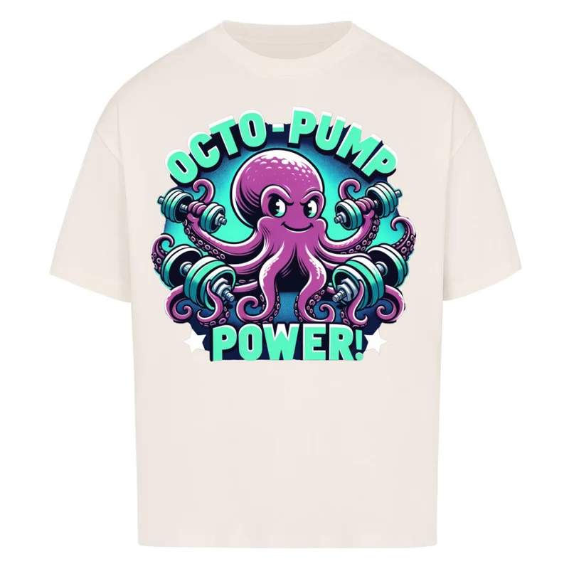 OCTO PUMP - OVERSIZED SHIRT FRONTPRINT