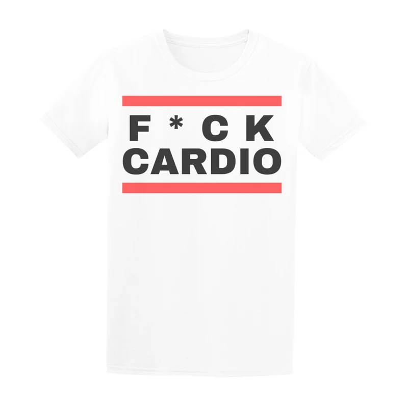 F*CK CARDIO - Regular Shirt - Frontprint