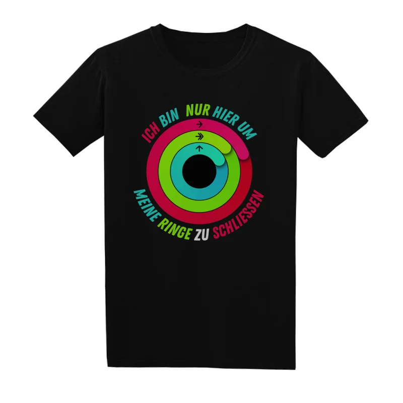 ICH BIN NUR HIER - Regular Shirt - Frontprint
